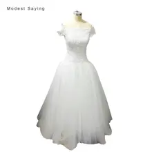 Real Sexy Dropped Ball Gown Off Shoulder Beaded Lace Wedding Dresses 2017 Ivory Bridal Gowns Lace Up vestidos de noivas BW23