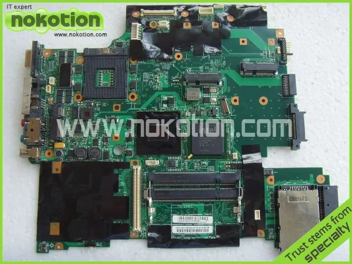 

NOKOTION 42W7875 Laptop motherboard for Lenovo thinkpad IBM R61 T61 15.4" FRU: 42W7651 965GM Main board free cpu full tested