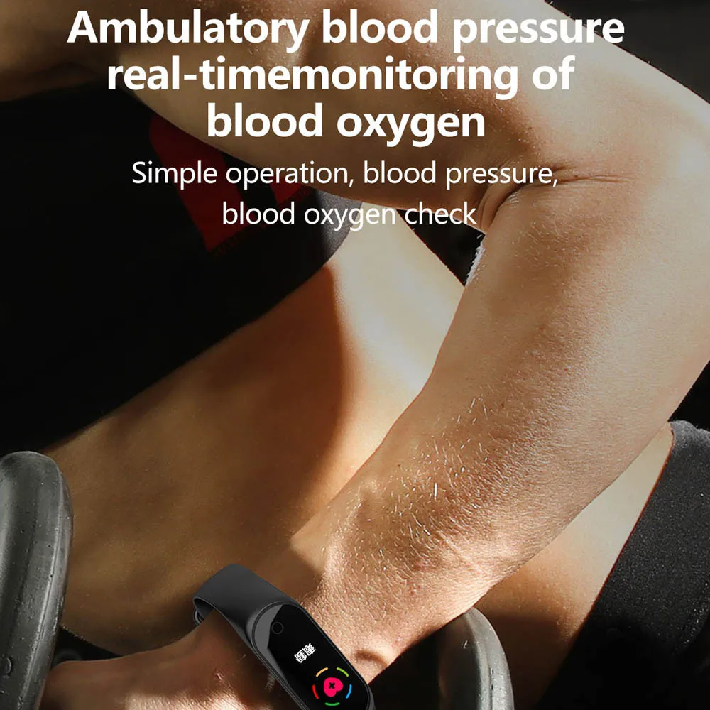 С цветным смарт-экраном Android IOS Bluetooth браслет кровяное давление пульсометр Шагомер Смарт часы для Iphone 15J Прямая поставка