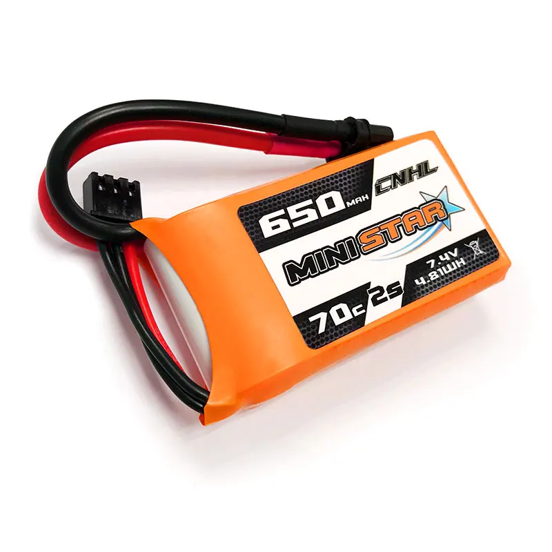 3 шт CNHL MiniStar 650mAh 7,4 V 2S 70C Lipo батарея с XT30U вилкой