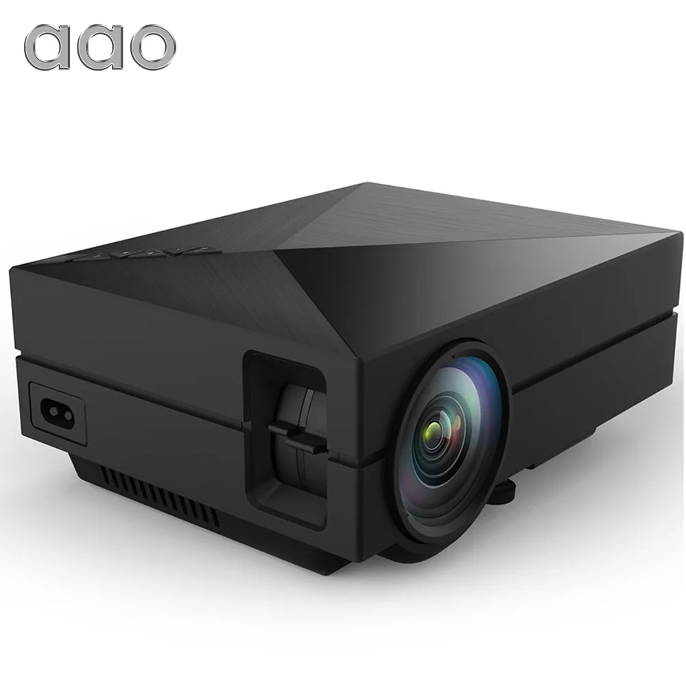 AAO GM50 Upgrade GM60 MINI font b Projector b font For Video Games TV Beamer Project