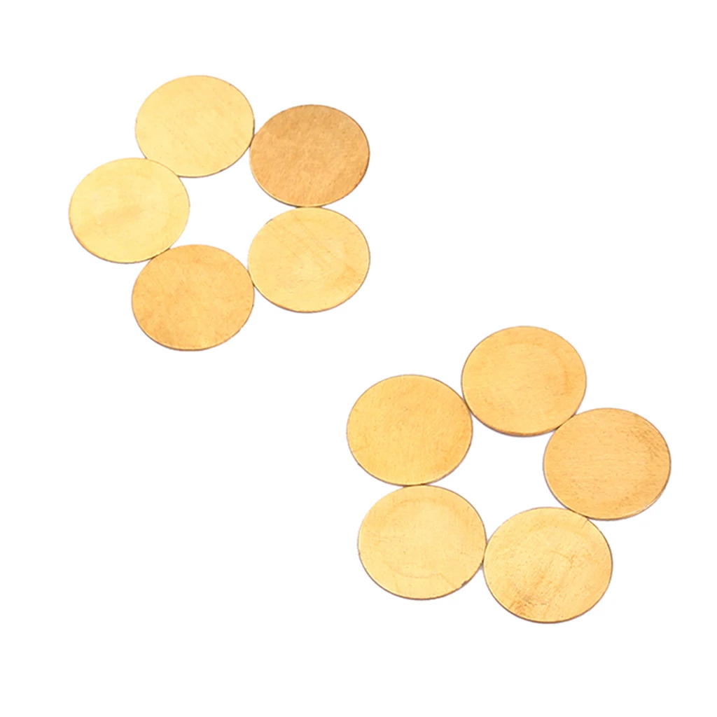 10 Pieces Copper Piezo Elements Sounder Sensor Trigger Drum Disc DIY Guitar Drum Microphone Violin Mandolin 35mm 