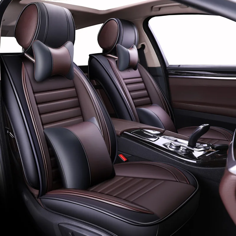 

New Luxury Universal Leather car seat cover for toyota All models toyota rav4 toyota corolla chr land cruiser prado premio camry
