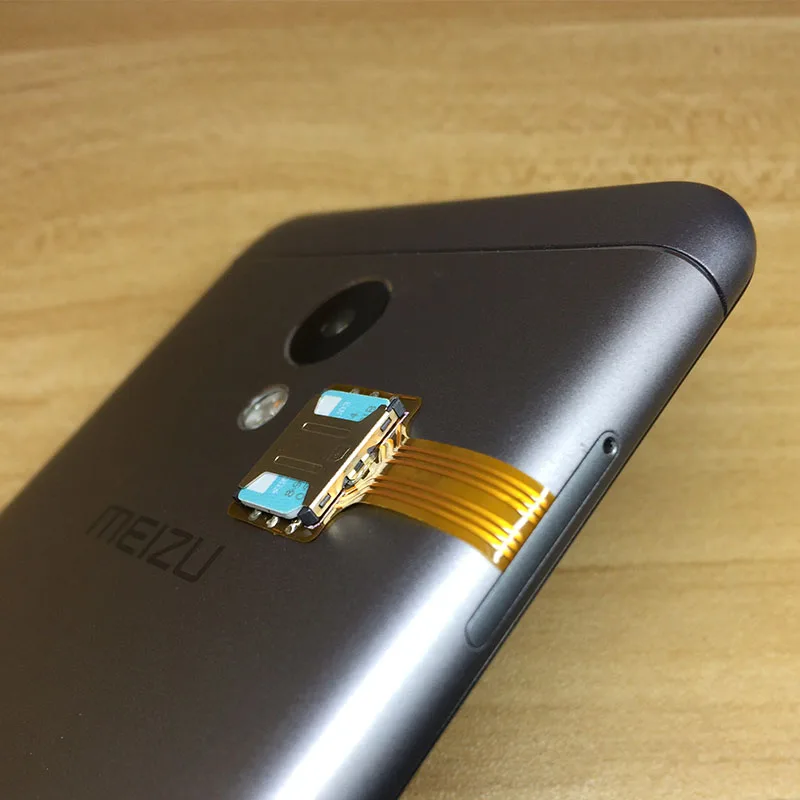 Гибридный двойной нано сим-карты адаптер, преобразователь, удлинитель SD SIM внешний для Xiaomi Redmi Note 3/Note 4/Note 4x/Note 5