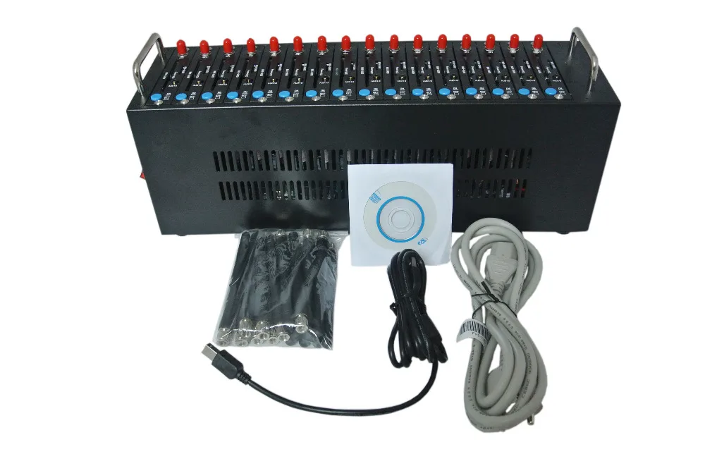 

Factory Dual-band 16 Ports GSM Modem pool with USB for Bulk SMS sending