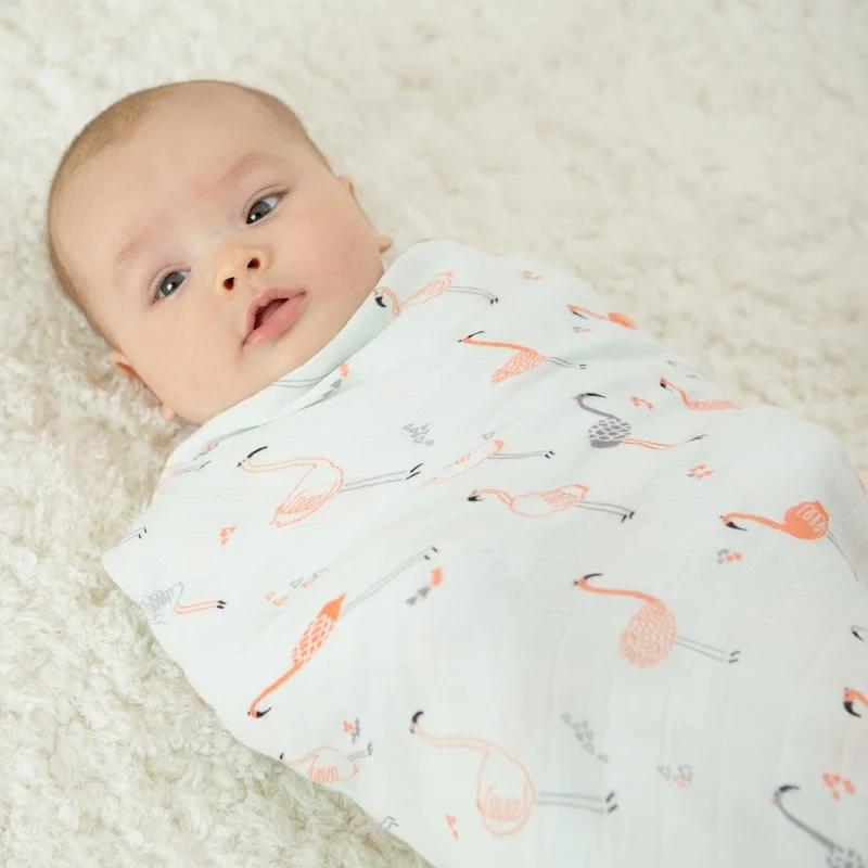 

Giol Me Num Summer Quality Baby Swaddle 70% Bamboo Cartoon Printing Carbasus Newborn Lovely Blanket Bath Towel Bed Sheet Wrap