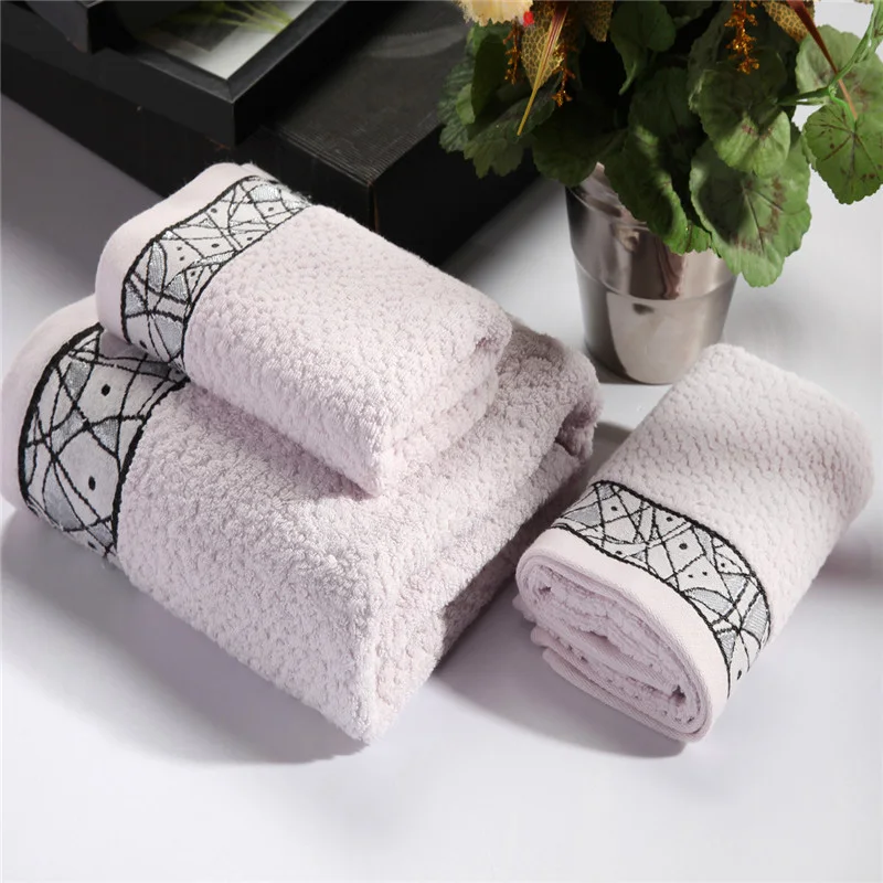 Набор роскошных хлопковых полотенец Silid из 3 предметов, полотенце для лица, банное полотенце s для взрослых, высокоабсорбирующее полотенце toallas Toalha de banho