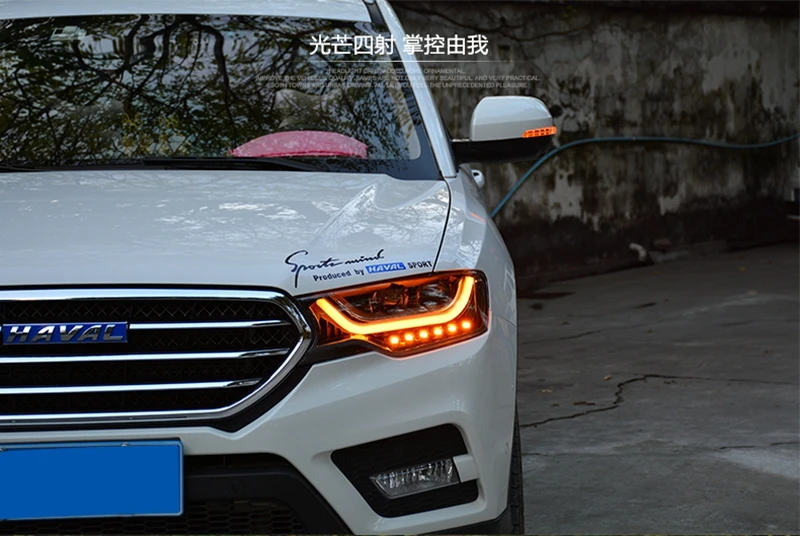 Фары для Haval H6 Coupe 2015 2016 головная лампа передняя Биксеноновая линза двойной луч