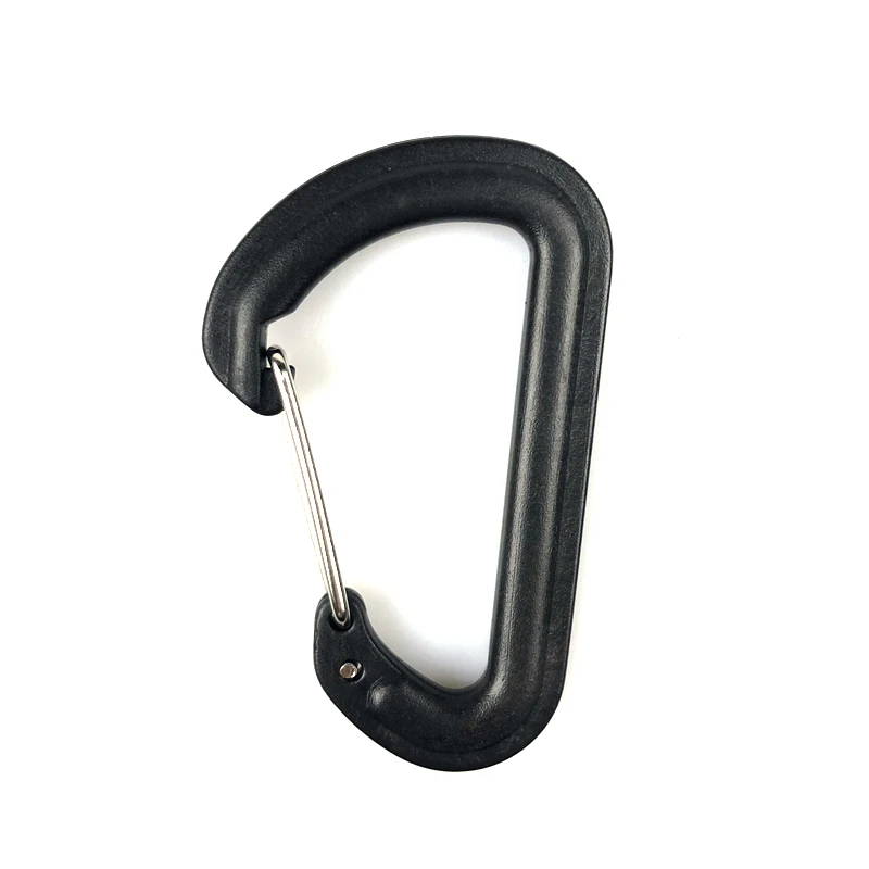 

Plastic EDC Keychain Clip Carabiner Hiking Buckle Split Mini Spring Clasps Hook Carabiner Claspss Camping Climbing Accessories