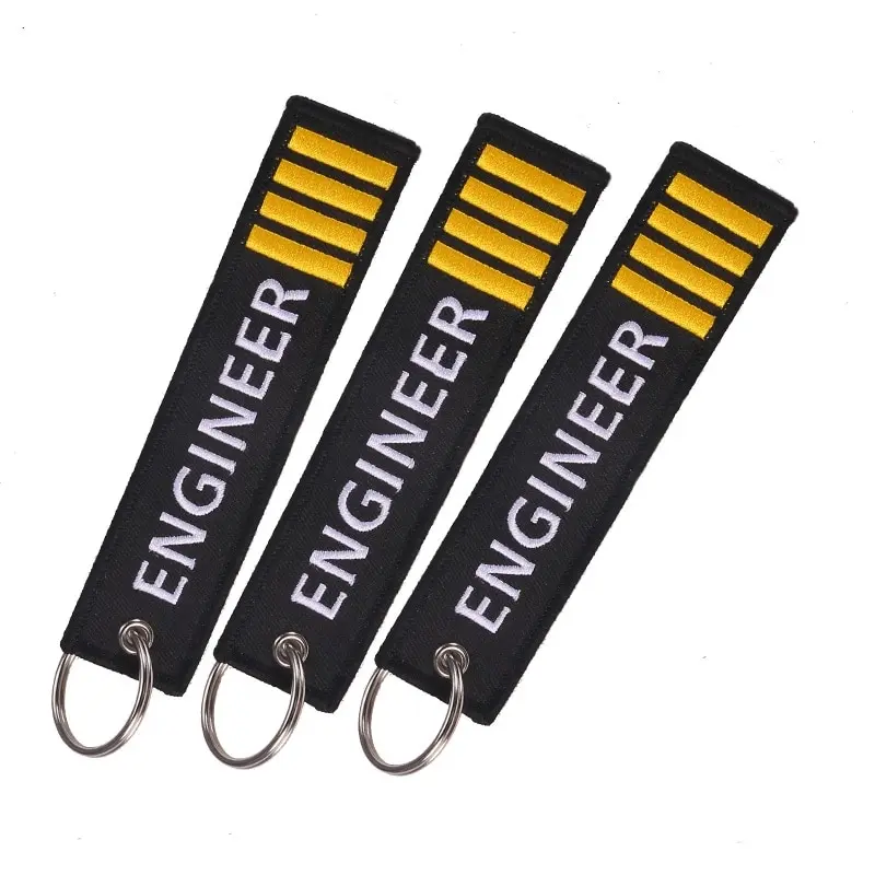 Remove Before Flight авиации подарки цепочка для ключей с брелоком для мотоциклов, скутеров и ключи для автомобиля Брелки брелок OEM Ювелирное Украшение, 3 шт./лот - Цвет: ENGINEER