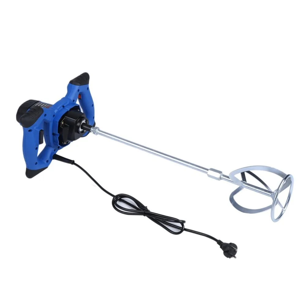 

Professional Industrial Paint Putty Powder Chemical Mixer Electrical Motor Stirrer 1800W Cement Mixer Machine EU Plug 2018 NEW