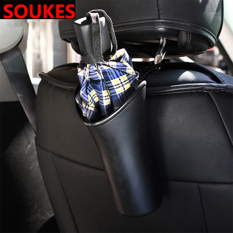 

Car Umbrella Water Cup Storage Bucket For Audi A3 A4 B8 A6 Q5 C7 8v B5 Mercedes Benz W203 W204 W205 W124 W212 AMG