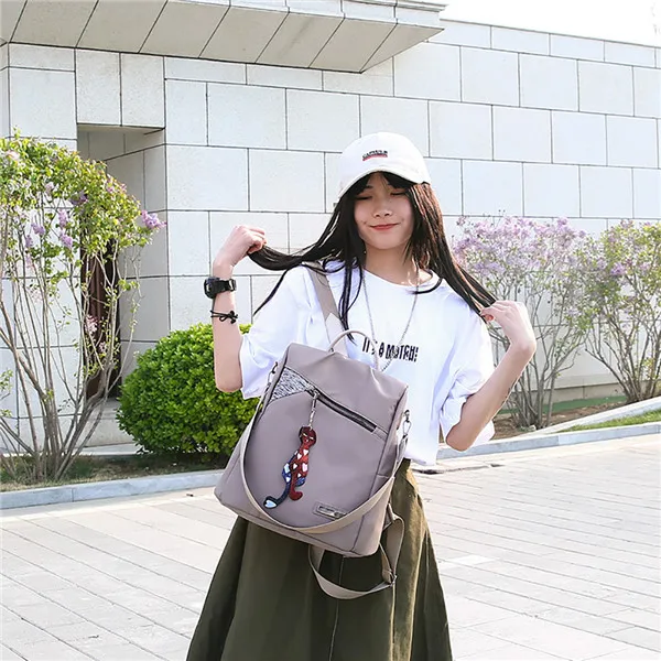 Модные женские рюкзаки с защитой от краж, известный бренд, Большой Вместительный рюкзак, высокое качество, водонепроницаемые женские рюкзаки-оксфорды