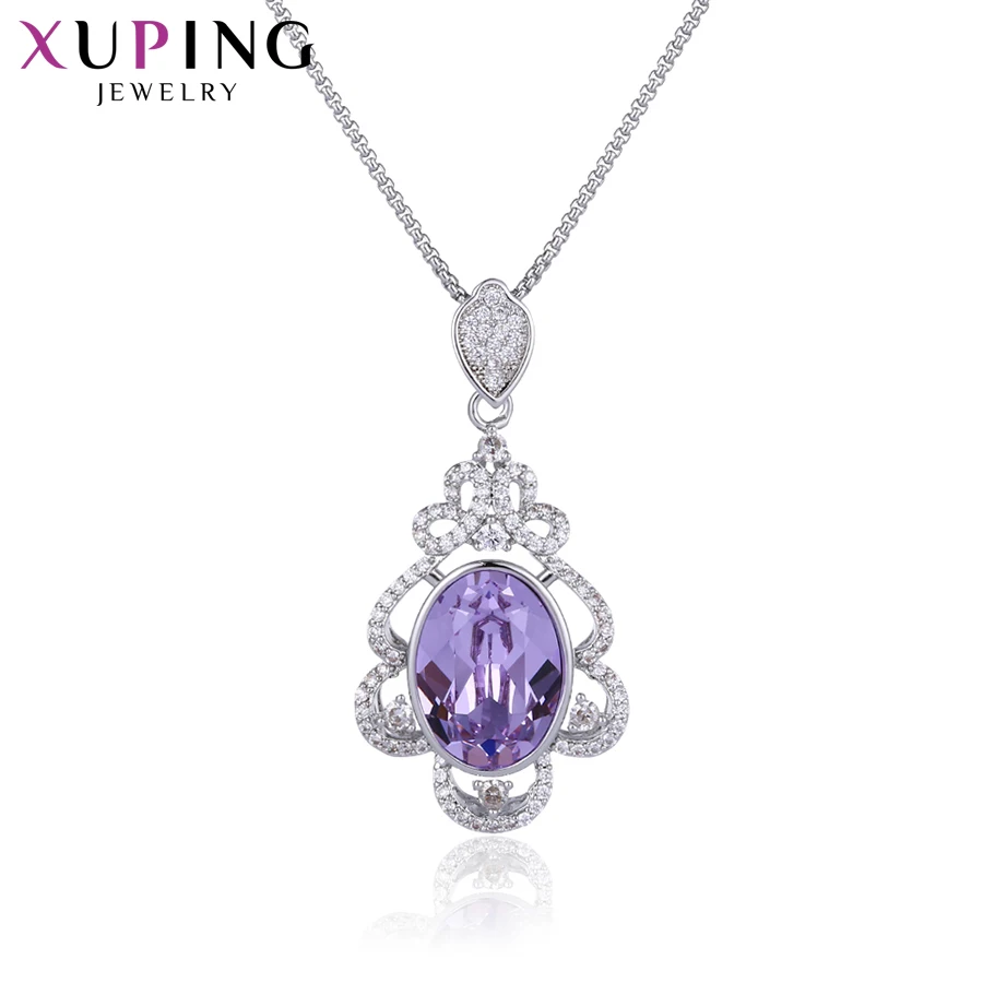 Xuping элегантное классическое ожерелье темперамент кристаллы от Swarovski прекрасные