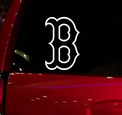 Red Sox B Бейсбол игры Авто Окно стикеры Наклейка для автомобиля грузовик внедорожник Наклейка 5,5 ''автомобильные для окон виниловые вырубная
