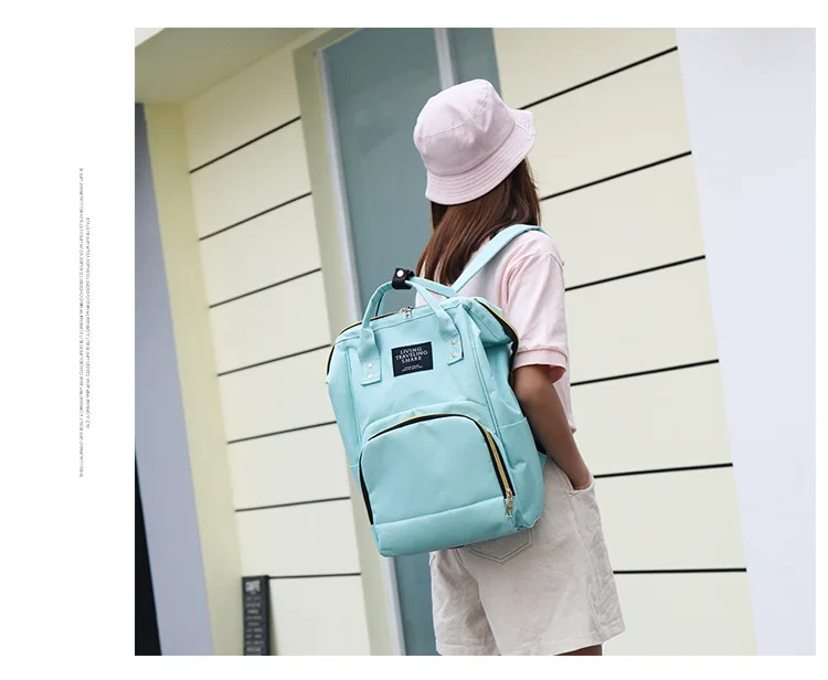 Durable Baby Diaper Bag Fashion Mummy Maternity Nappy Bag For Mom Travel Baby Care Backpack 2019 Multifunction Mother Organizer (16)
