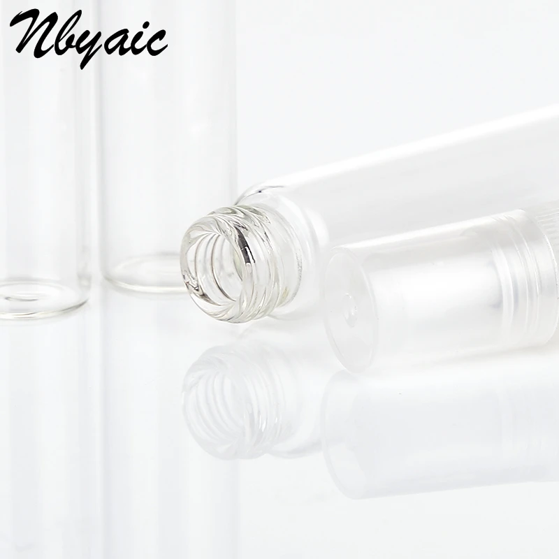 Nbyaic 5 шт. портативный мини флакон духов пустая стеклянная бутылка Косметика бутилированный тонер распылитель 2 мл 3 мл 5 мл 10 мл