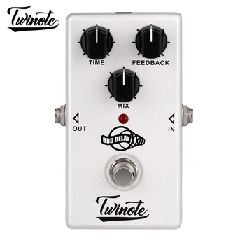 

Twinote BBD Delay 300ms delay time Stompbox Analogue Circuit Electric Guitar Effects Pedal
