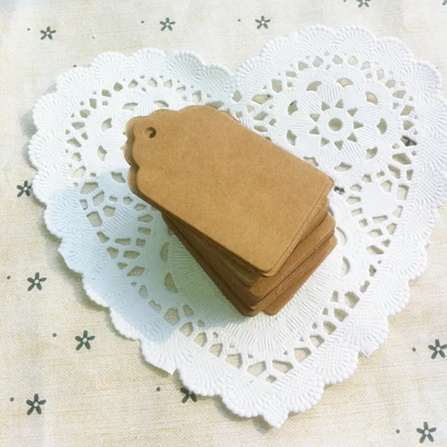 350gsm Kraft бумага тег записываемый имя карты с круглым отверстием для Свадебное приглашение DIY пустой цена повесить Крафтовая бирка подарок 30X50 мм