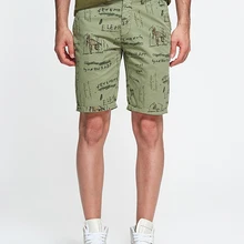 KENNTRICE Брендовые мужские летние прямые шорты бермуды в повседневном стиле мужские повседневные пляжные шорты с принтом мужские тренировочные брюки