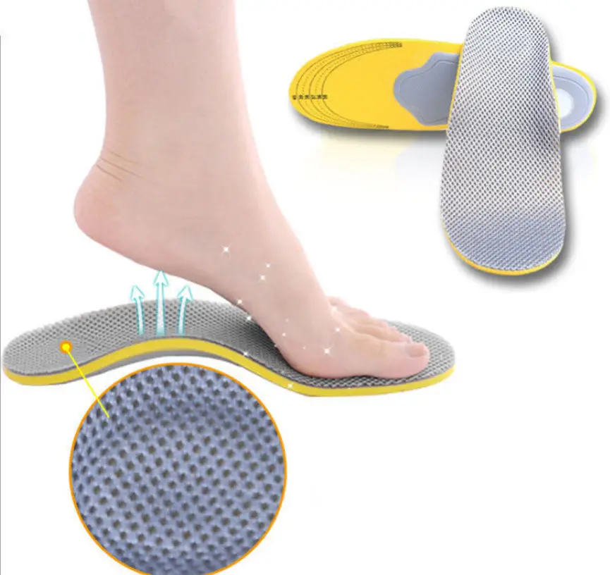 Fvyvl 뜨거운 프리미엄 orthotic 신발 insoles 여성 남성을위한 높은 아치 지원 패드를 삽입안창