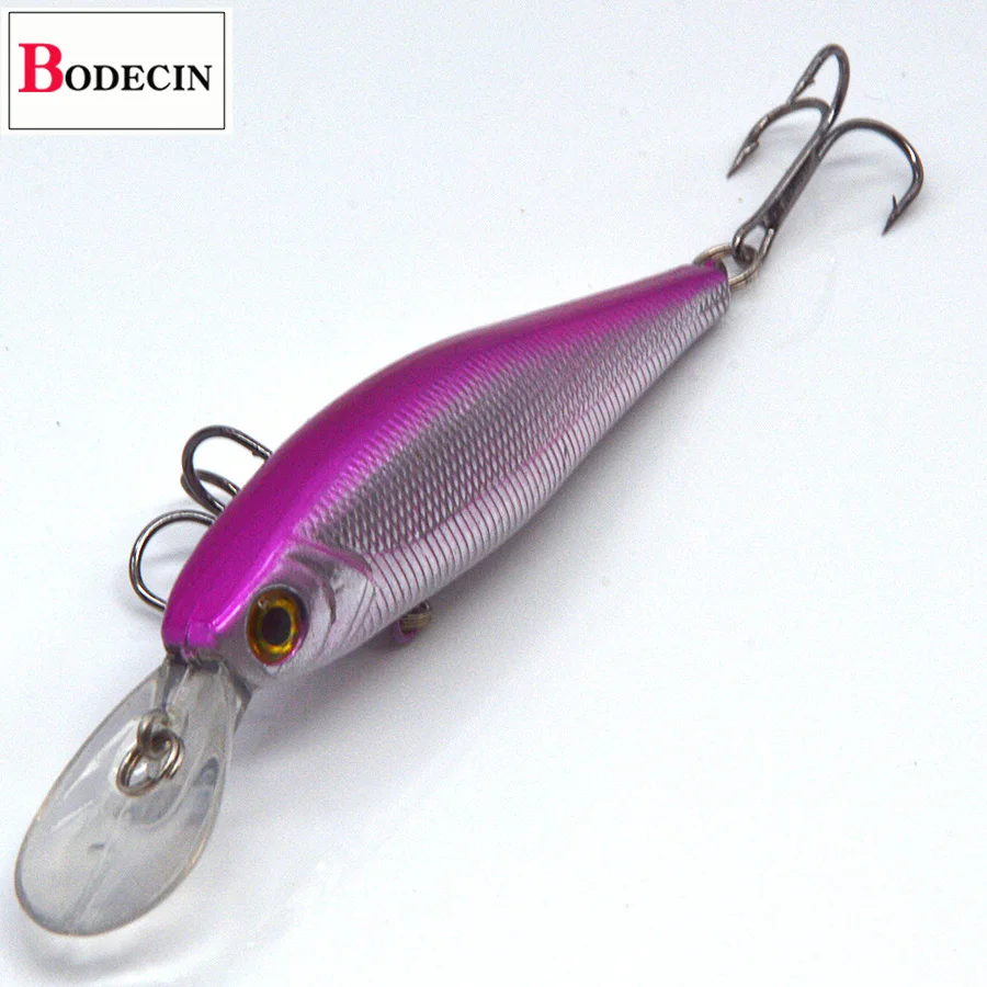 8PCS Artificial Lures For Fishing Supplies China Peche Minnow Wobbler Trolling Trolls Sea Fishing Tackle Plastics Trout Baits (5)
