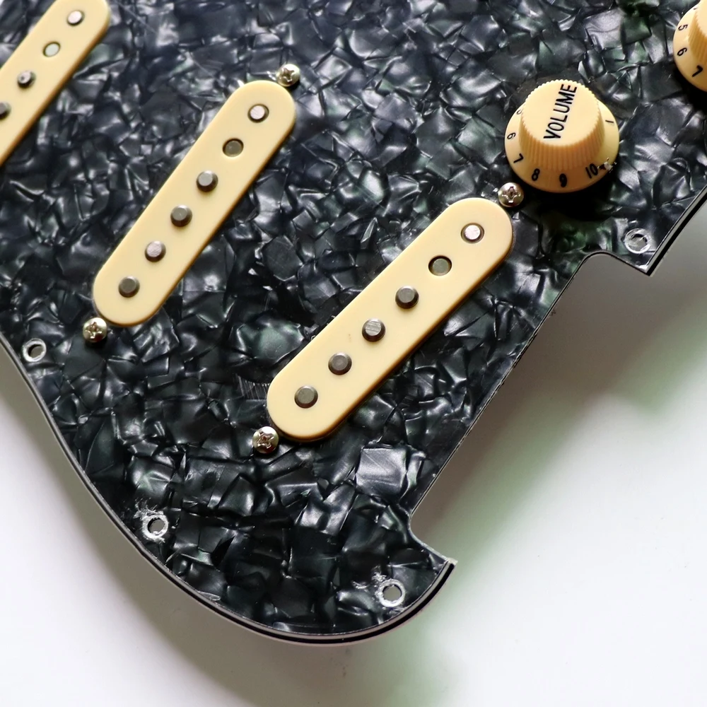 DIY собранная перламутровая ST гитара pickguard prewired с Donlis 60-х винтажный Alnico 5 звукоснимателей гитарные аксессуары гитара