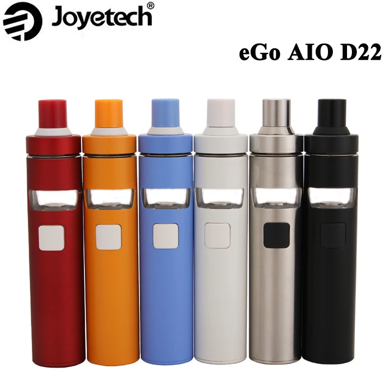 

Original E Cigarette Joyetech eGo AIO D16 D22 All-in-One Starter Kit with 2ml Tank Atomzier and 1500mah Battery Vaporizer
