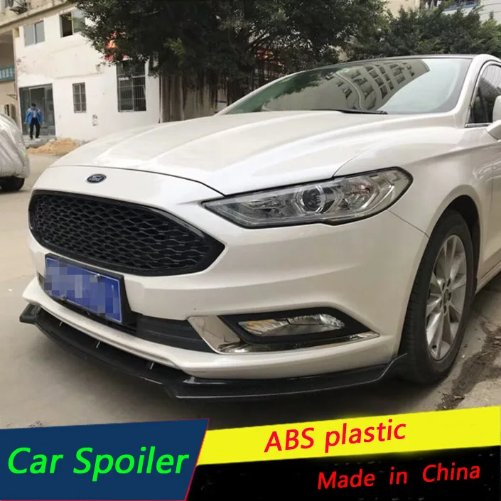 

For Ford Mondeo Front spoiler Front Bumper Diffuser Protector For 2017 2018 Mondeo Body kit bumper Front shovel Before the lip