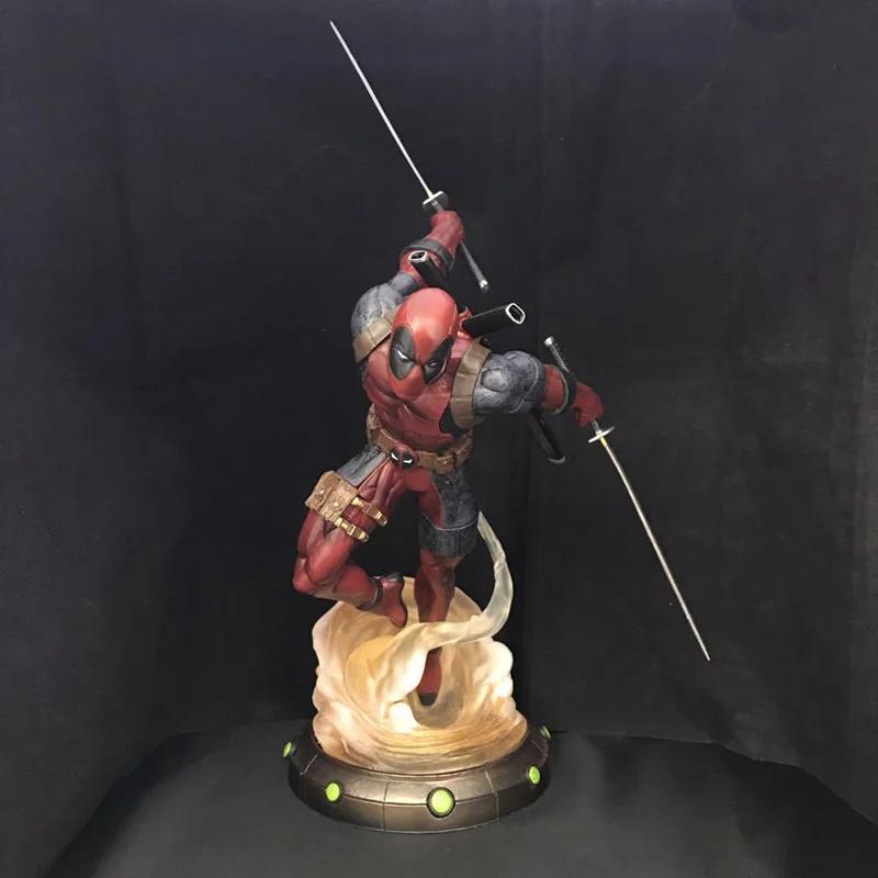 X-Men Deadpool с ножом фигурки игрушки ПВХ экшн-фигурки коллекция модель H756 27 см |