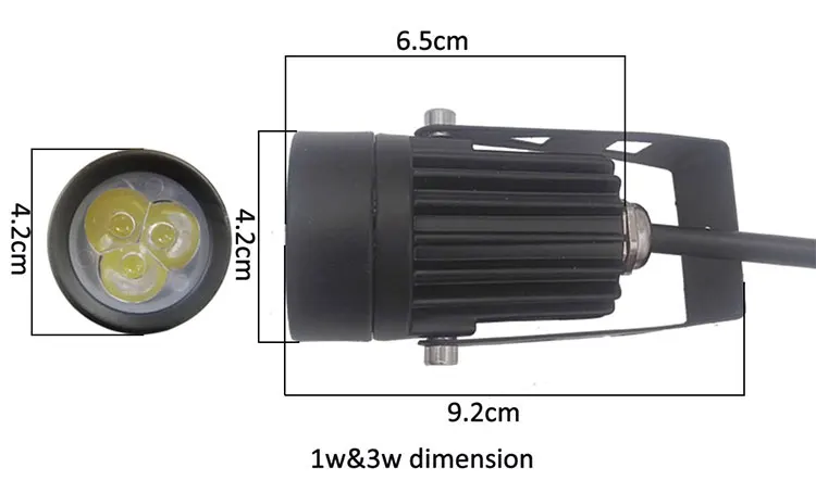 85-265 в, 3W, светодиодный светильник для бассейна, уличный, водонепроницаемый, точечный светильник IP65, наружный, ступенчатый, настольная лампа, забор, светодиодная лампа для газона, сада, 12 В, 220 В