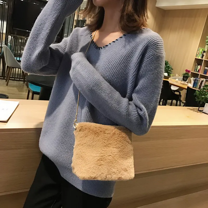 Janespri NEW Women Bags Velour Chain Flap Shoulder Bags for Women Female Messenger Bag Girls Crossbody Bag Handbags Sac A MainIMG_9399 (3)