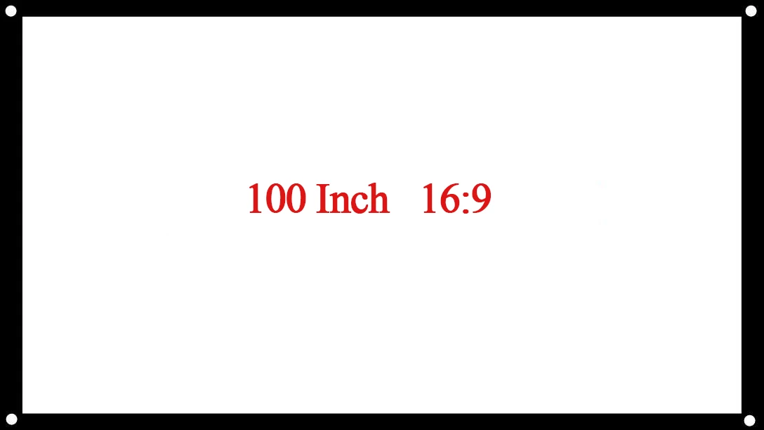 

LEORY 16:9 100/120inch Projection Screens Projector Screen Reflective Fabric Cloth For Projector