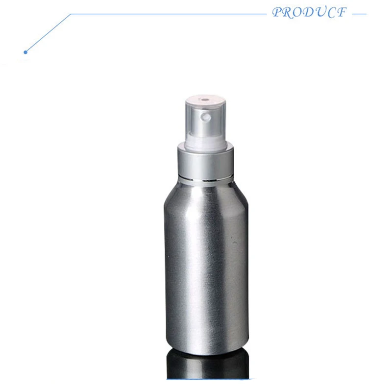 

1pcs Spray bottle 50ML Asian silver high-grade spray bottle pure dew bottle packaging Cosmetic aluminum bottle BQ010