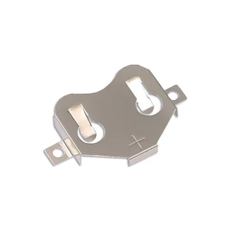 

50pcs/lot SMT SMD Alternative BK-887 3V Button Cell Stamping CR2450 Battery Holder, CR2450 Battery Retainer