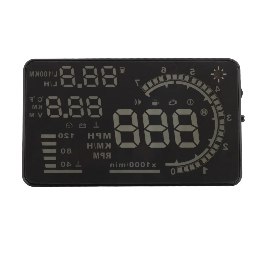 

5.5" Large Screen Car HUD Head Up Display With OBD2 Interface Plug & Play A8 Car HUD Display