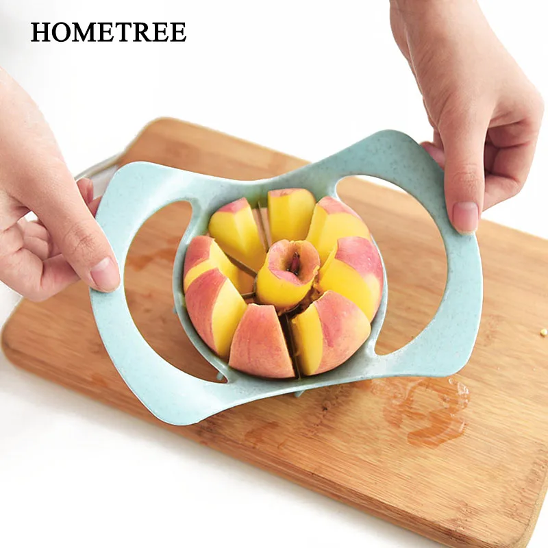 

HOMETREE 1Pcs Fruits Legumes Outils Oignon Cutter Apple Peeler Trancheuse Acier Inoxydable Fruit Tools Kitchen Accessories H767
