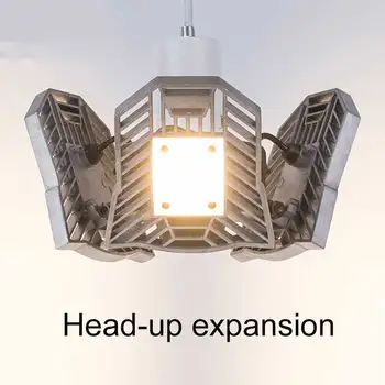 

'The Best' LED Garage Lights Motion Activated Garage Light 6000 LM Deformable Light with 3 Adjustable Panel 889