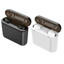 TWS Bluetooth 5 беспроводные наушники 6800 мач зарядное устройство для мобильного телефона IPX6 водонепроницаемая стерео мини-гарнитура с шумоподавлением