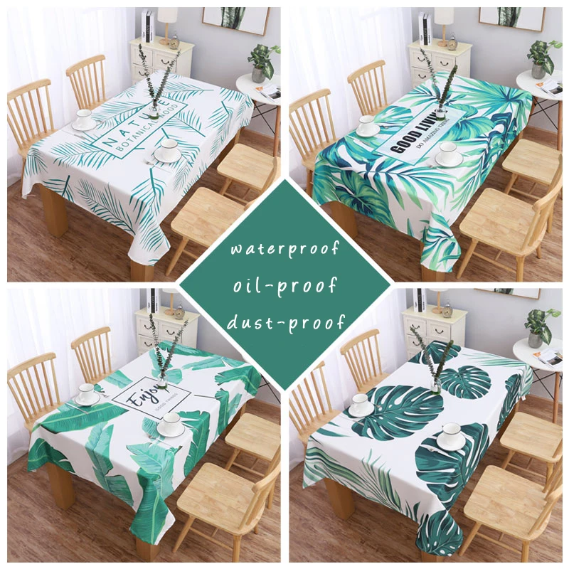 

Nordic Style Waterproof & Oil Proof Tea Table Cloth High Quality Hotel & Home Decorative Tablecloth Polyester Table Cover ZB-047