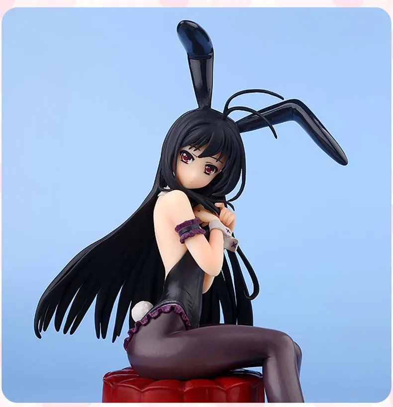 Аниме игра Accel World сексуальные фигурки Burst Linker Kuroyuki hime Bunny Girl Ver. Фигурка из ПВХ