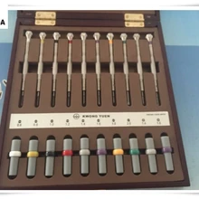 1 комплект Высокое качество Kwong Yuen часовые аппараты Прецизионная отвертка 10 шт. Набор абсолютно