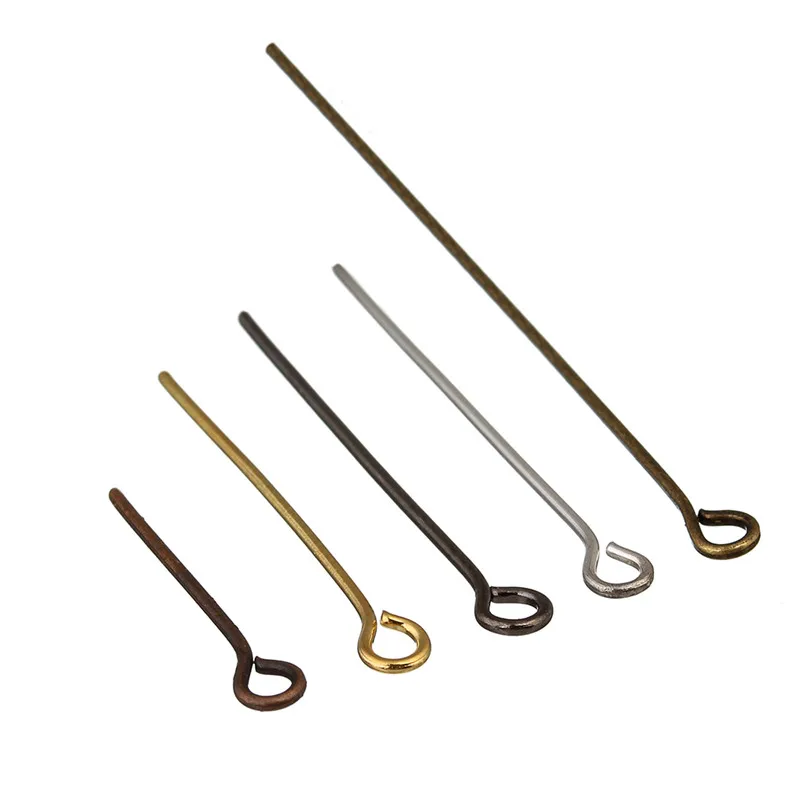 

Free shipping 0.7*26mm 200pcs/bag wholesale jewelry accessories silver plated eye Pins