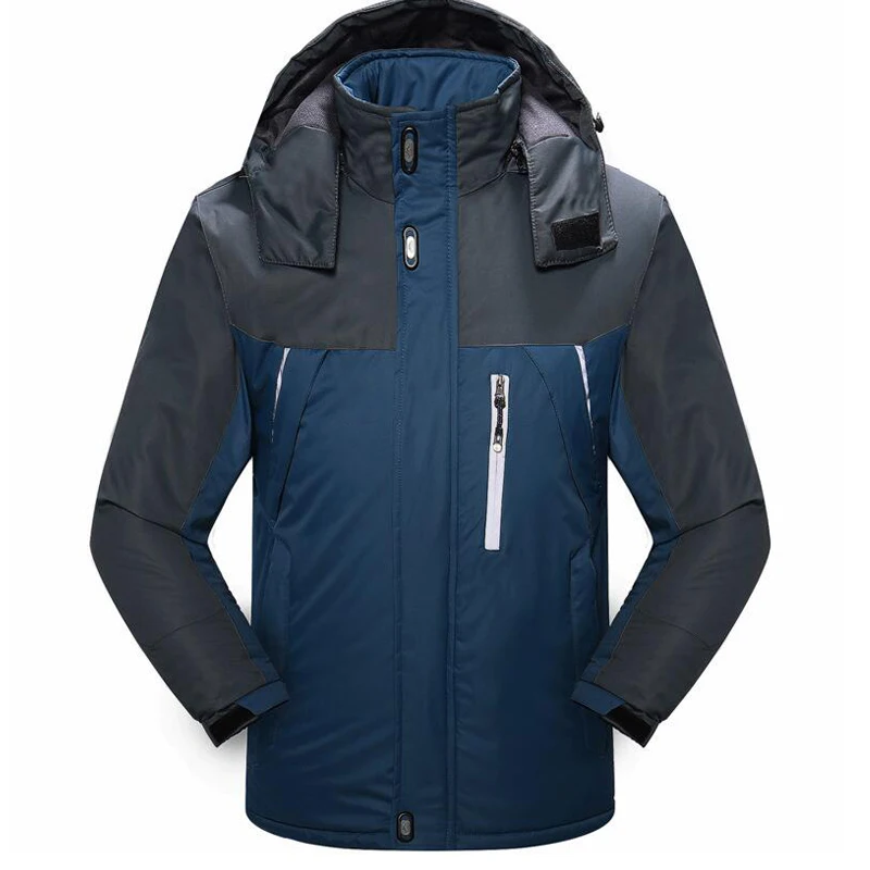 Jacket Men Winter Thick Fleece Waterproof Outwear Military Jackets Plus size 5XL Men's Windbreaker Army Parka Raincoat Coats