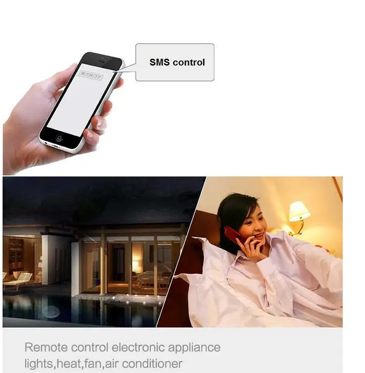 Беспроводной релейный переключатель 3g 4G SMS Пульт дистанционного управления с 2 релейными выходами для уличного светильник RTU5020