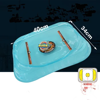 

Wholesale 30/60/100PCS Large Beybladely arena ABeybladely stadium 40X34CM Free Shipping DHL Spinning Tops Toy Set