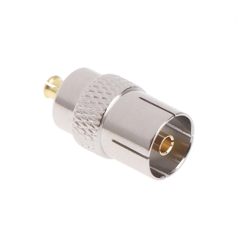

10Pcs IEC DVB-T TV PAL Female Jack to MCX Male Plug Adapter RF Coaxial Connector Drop ShiP