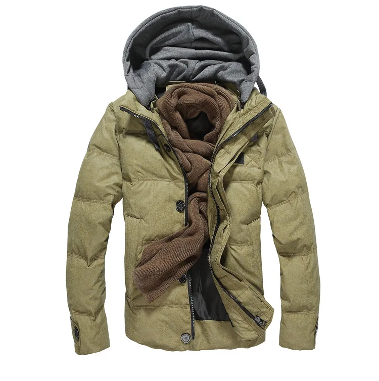 New winter coat warm fashion casual down parkas me...