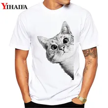 3D Cat Print Casual Harajuku Men T-Shirt Summer Short sleeve Fashion Round Neck Camiseta Hombre 3D Cat Print Casual Harajuku Men T-Shirt Summer Short sleeve Fashion Round Neck Camiseta Hombre