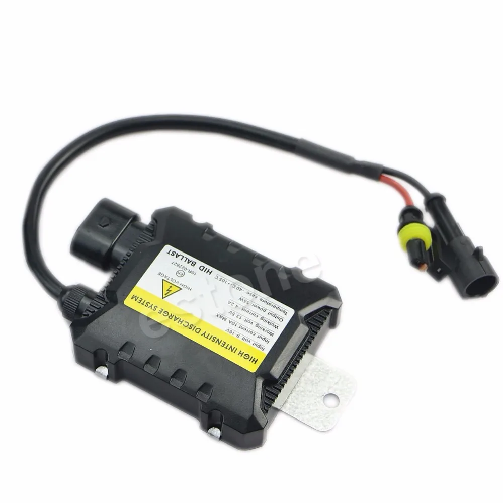 Автомобильный H7 H1 DC электронный 55W светильник Ультратонкий комплект Ballast HID для